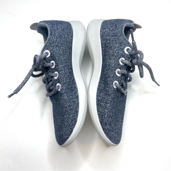 Allbirds Wool Runners in Natural Grey Light Grey Sole Lace Up Sneakers Shoes 7 - Picture 6 of 13